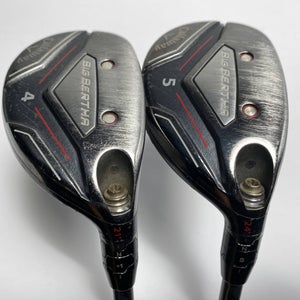 Callaway Big Bertha 2019 4 & 5 Hybrid Set 21* 24* Recoil ESX 450 F1 Ladies RH