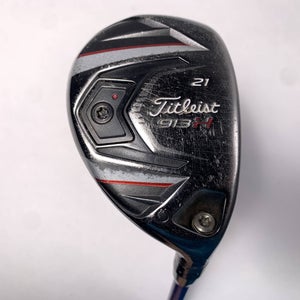 Titleist 913 H 4 Hybrid 21* Diamana Blue 72g Stiff Graphite Mens RH Midsize Grip