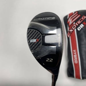 Tour Edge Exotics CBX 4 Hybrid 22* Project X HZRDUS 6.0 85g Stiff RH HC
