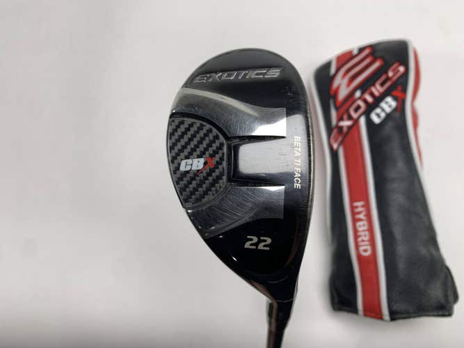 Tour Edge Exotics CBX 4 Hybrid 22* Project X HZRDUS 6.0 85g Stiff RH HC