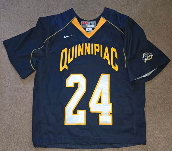 Quinnipiac Bobcats Nike Game Worn Lacrosse Jersey