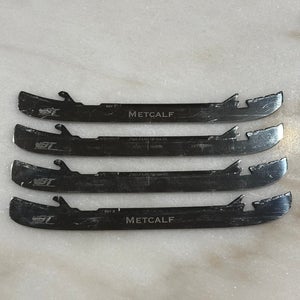 Bladetech 230 mm black replacement runners/steel Tuuk Powerfly ( Used) 2 SETS - 4 RUNNERS TOTAL