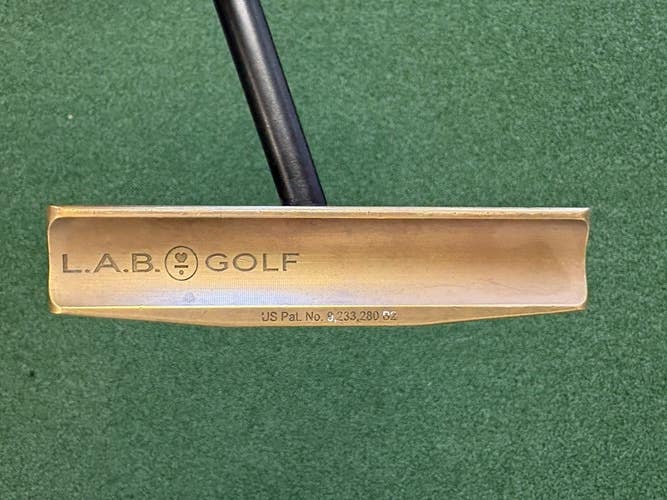 LAB Golf B.2 Center Shaft Blade Putter RH 34 Brass Head