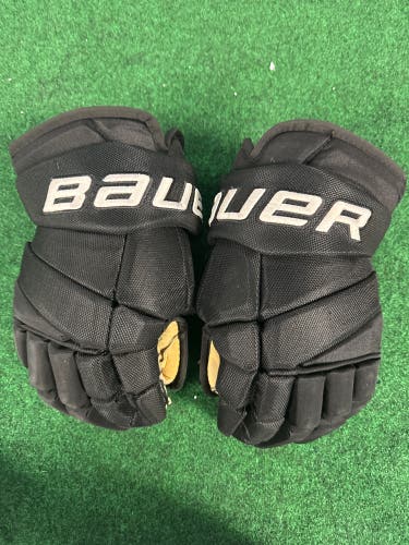 Black Senior Bauer Vapor Pro Team Gloves 15" (Used)