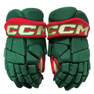 CCM HGPTKXFPP Pro Stock Hockey Gloves 13” Green WILD 2012