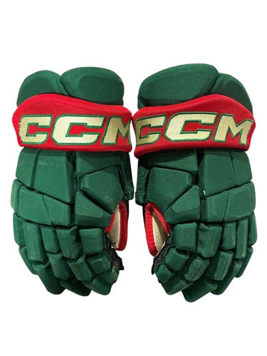 CCM HGPTKXFPP Pro Stock Hockey Gloves 13” Green WILD 2012