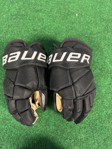 Black Senior Bauer Vapor Pro Team Gloves 13" (Used)