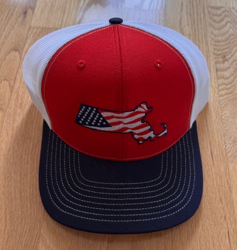 New England Massachusetts USA Baseball SnapBack Hat