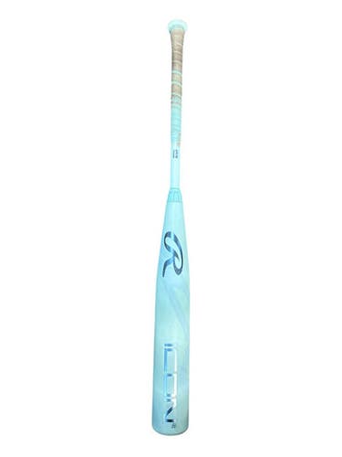 Used Rawlings ICON BB/SB USSSA 2 3/4 Bat Turquoise 32" 11835-S000209464