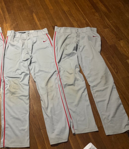 Gray Men's Large Adult Nike Swingman Game Pants (Used)
