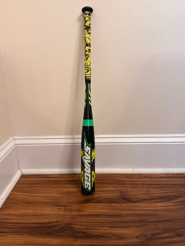 Rawlings Savage USSSA Certified Bat (-10) 18 oz 28" (Used)