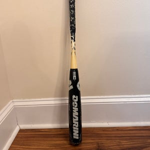 2016 DeMarini Half&Half Voodoo Hybrid BBCOR Certified Bat (-3) 28 oz 31" (Used)