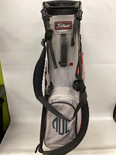 Used Titleist 6 SLOT LIGHT Mens Stand Bag Grey 11851-S000048330