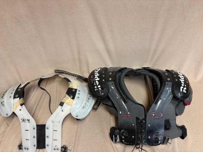 2 parts Extra Large Adult Riddell Parts Shoulder Pads (Used)