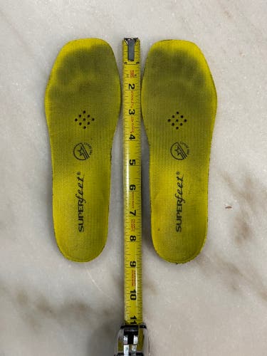 (Used) superfeet size A skate size 1.0 - 2.0 insoles