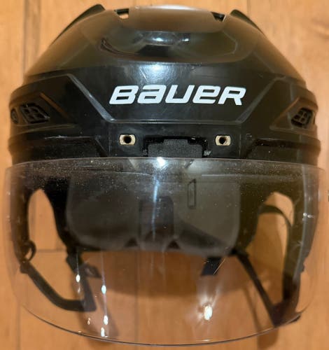 (Bauer IMS 7.0 Helmet Combo w/ TronX Visor - Large Black Made in USA (Used)