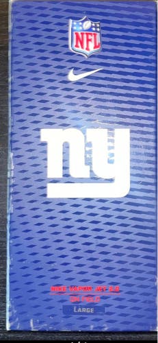 New York Giants Large Adult Nike Vapor Jet Gloves (New)