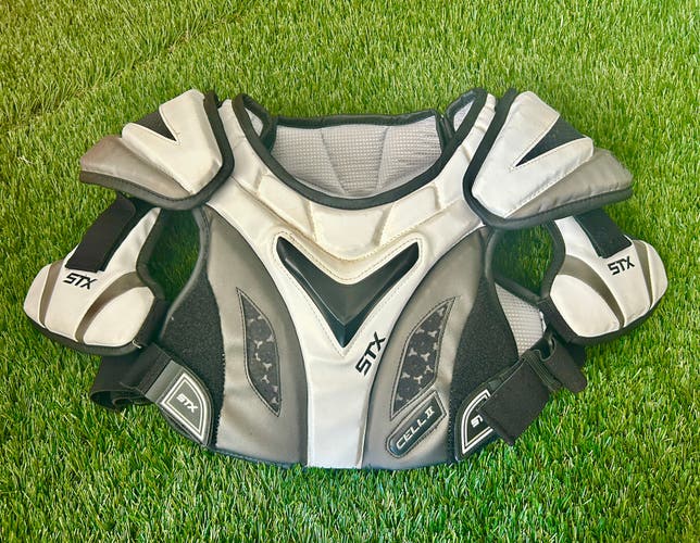 Medium Youth STX Cell II Shoulder Pads (New)