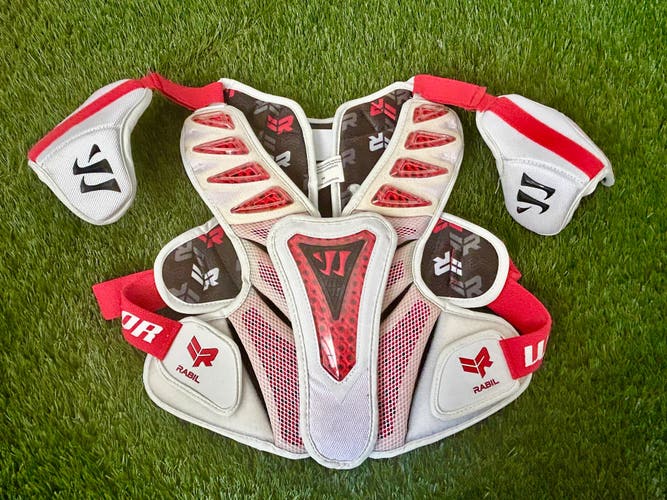 Medium Youth Warrior Rabil Next Shoulder Pads (New)