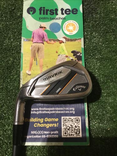 Callaway Left Handed Mavrik 7 Fitting Iron Helium 50L I Graphite Shaft (35.5)
