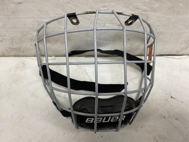 Used Bauer FM RE-AKT Hockey Wire Mask Grey One Size 11855-S000206042
