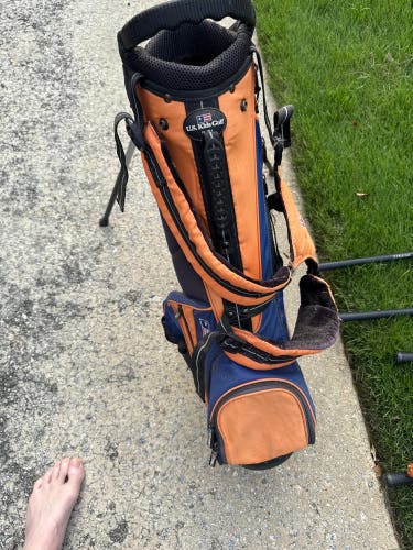 US Kids Golf US Kids Golf Right Handed Clubs (Full Set) - 51” - Orange with stand up bag