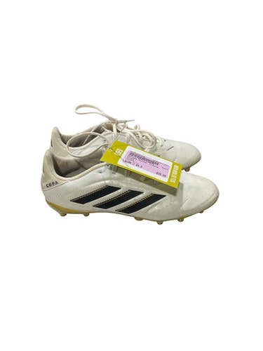 Used Adidas Soccer Cleats White Junior 04.5 11847-S000036598