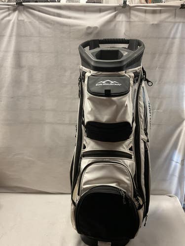 Used Sun Mountain C130 CART BAG Mens Cart Bag White 11490-S000274681
