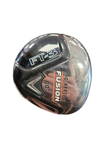 Used Callaway BIG BERTHA FUSION FT 3 Mens Driver RH 10.0 Degree 11850-S000024999