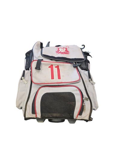 Used BoomBah VIKING LOGO AND PLYR NMBR BB/SB Player Wheeled Bag None 11850-S000024995