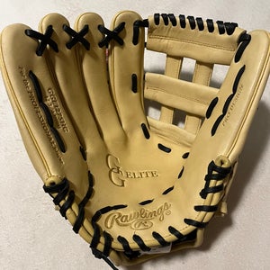 NEW Rawlings 12.75” LHT Gold Glove Elite H-Web Baseball Softball Glove Camel/Black