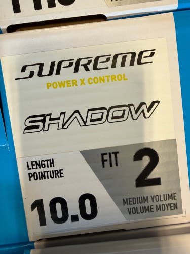 2024 Bauer Supreme Shadow Hockey Skates 10 (New)w/steel
