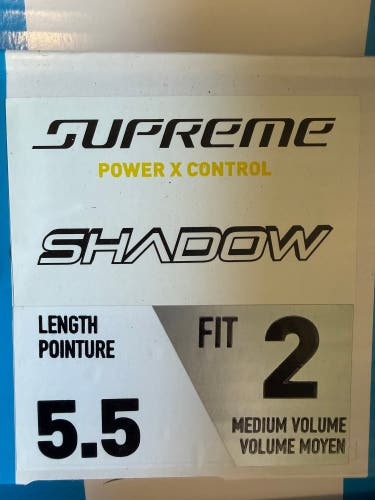 2024 Bauer Supreme Shadow Hockey Skates Size 5.5 (New)w/ steel