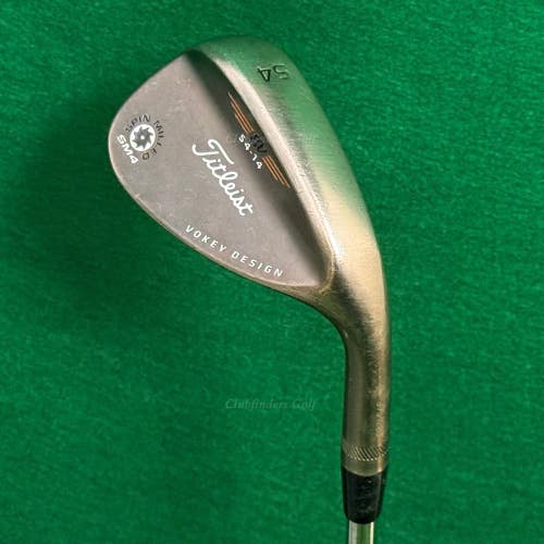 Titleist Vokey SM4 Black Nickel 54-14 54 Sand Wedge Factory Steel Wedge Flex
