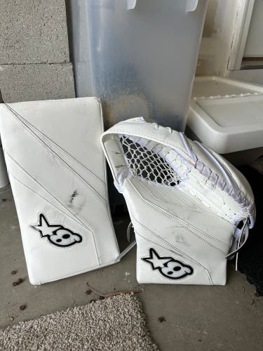 Brian’s eclipse goalie gloves.