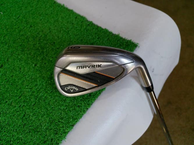 Callaway MAVRIK 9-Iron w/ True Temper ELEVATE 95g Stiff Flex Shaft