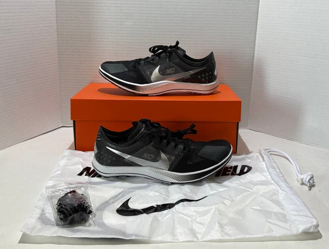 Men's Size M 12.0 Nike ZoomX Dragonfly XC Cross-Country Spikes Track & Field Shoes DX7992 001 black