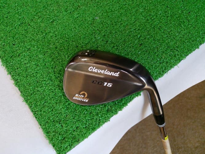 Cleveland CG15 Black Pearl 50.10* Gap Wedge w/ Wedge Flex Shaft