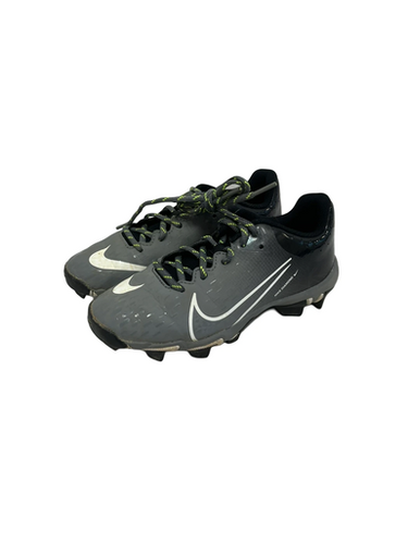 Used Nike HYPERDIAMOND BB/SB Cleats Grey And Black Junior 03 11692-S000149701