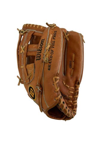 Used Wilson A9840 BB/SB Glove RH Throw Brown 13" 11692-S000151005