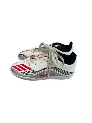 Used Adidas MESSI Soccer Indoor Shoes White Junior 02 11692-S000152749