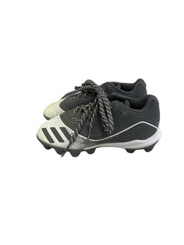 Used Adidas ICON BB/SB Cleats Grey And White Youth 13.0 11692-S000152812