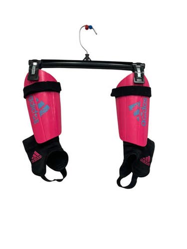 Used Adidas Soccer Shin Guards Adult Pink Senior 11692-S000152828
