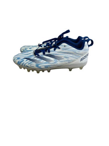 Used Adidas ADIZERO Jr FB Cleats Royal Blue Junior 06 11692-S000152840