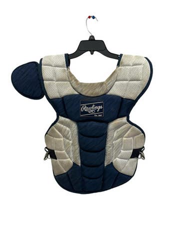 Used Rawlings VELO 2.0 Catchers Chest Protector Royal Blue And White Adult 11692-S000152973