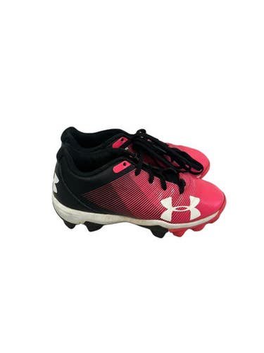 Used Under Armour LEADOFF BB/SB Cleats Pink Youth 12.0 11692-S000152844
