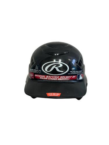 Used Rawlings RCFH Batting Helmet No Mask Black One Size 11692-S000152984