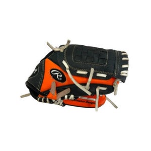 Used Rawlings PLAYER SERIES BB/SB Glove T-ball Black And Orange 9" 11692-S000152986