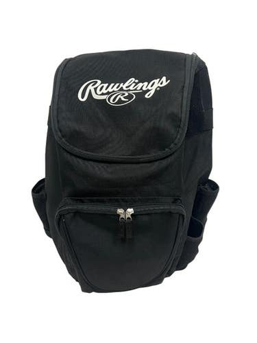 Used Rawlings BB/SB BACKPACK BB/SB Player Backpack Black 11692-S000152988