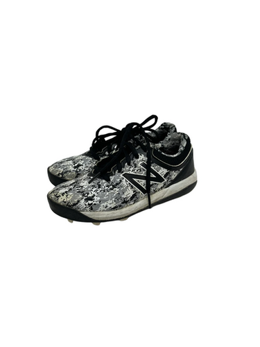 Used New Balance 4040 BB/SB Cleats Black And White Junior 01 11692-S000150332